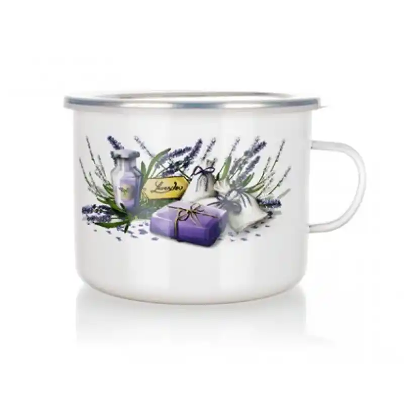 Markenprodukt BANQUET "Lavender" Topf 2,0 l emailiert 13RMVEG10