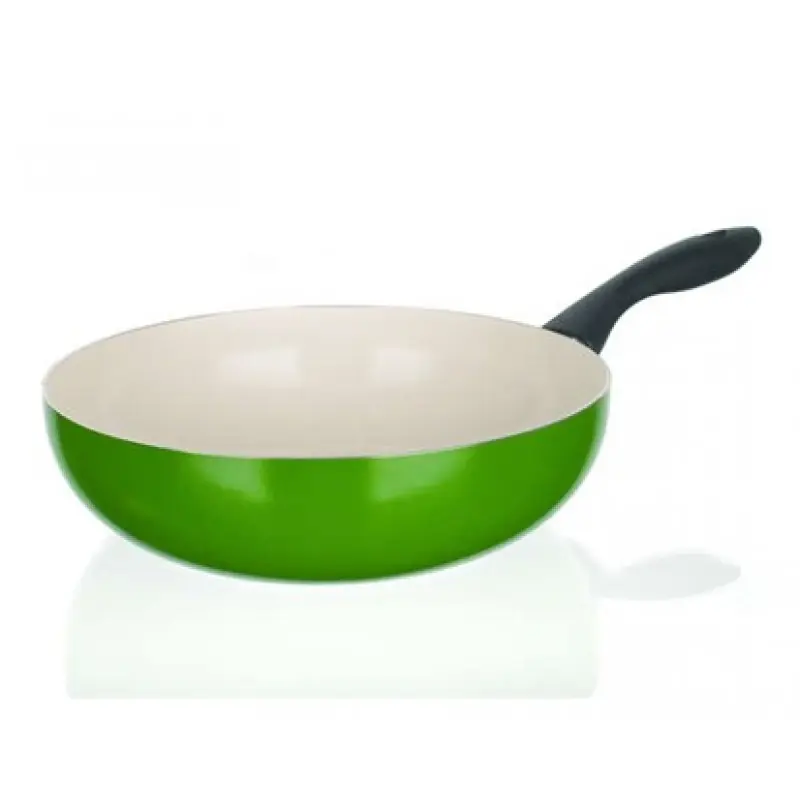 BANQUET Wok Pfanne 28 cm grün Ceramia Natura Verde 40JC28WCCGR Finale Aktion