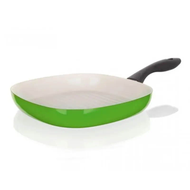 BANQUET Steak Pfanne 26x26 cm, Natura Ceramia 40JF26GCCGR Highlight