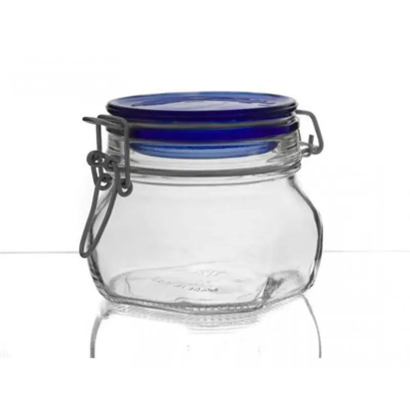 BANQUET Fido Drahtbügelglas 0,5 Liter, Blau 05149510 Jetzt Bestellen