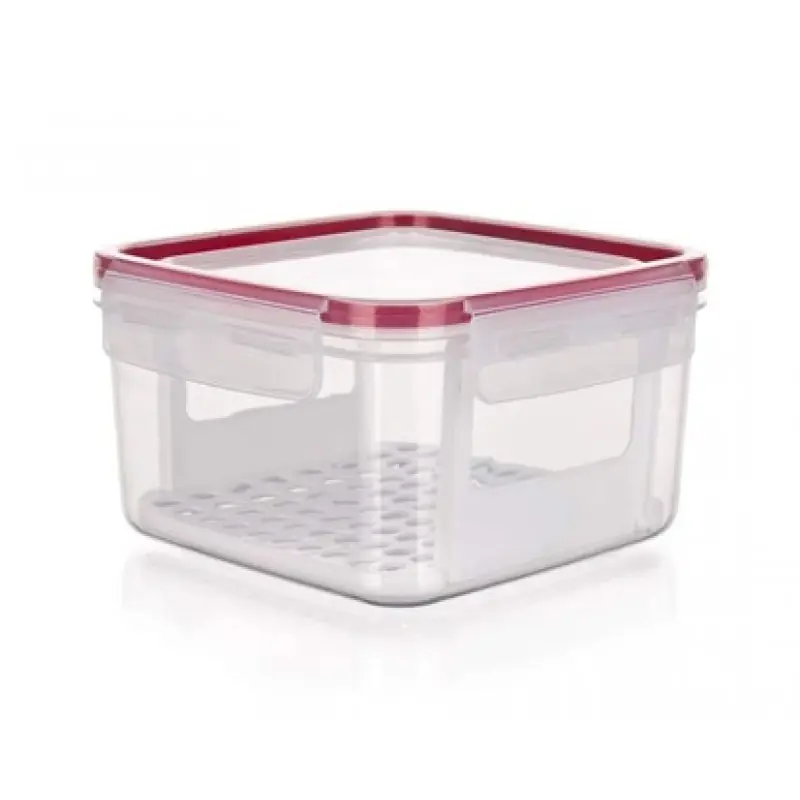 BANQUET Vorratsdose SUPER CLICK 1,2L mit Raster Rot 55BO893BR Finale Aktion