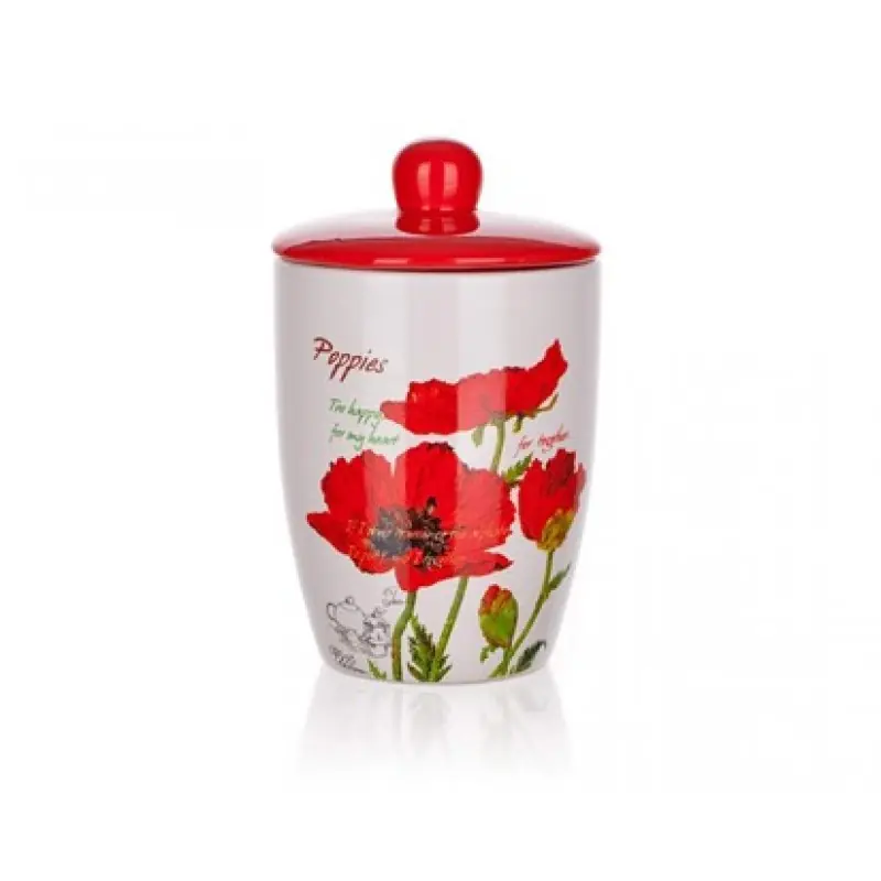 BANQUET Dose mit Deckel 600 ml Rote Mohn 60ZF1131RP Wochenendangebot