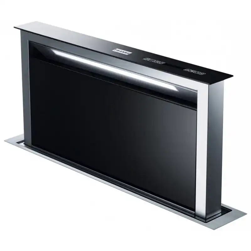 Franke Dawn FDW 908 IB XS Dunstabzugshaube, Edelstahl, Glas schwarz 110.0365.588 Expressversand