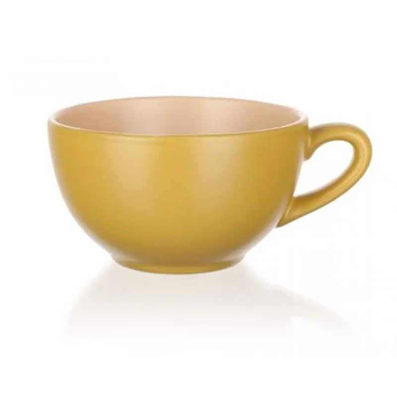 BANQUET Amanda Jumbo Tasse Gelb-beige 420ml 20332M3084 Echt