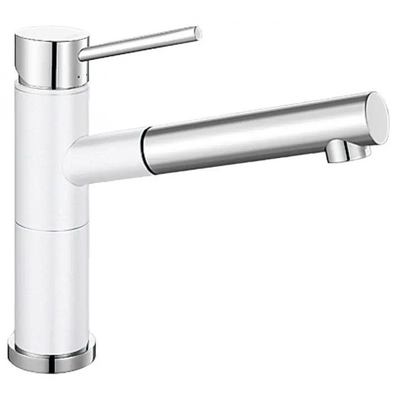 BLANCO Alta - S Compact Silgranit Küchenarmatur weiß / chrom 515327 Finale Aktion