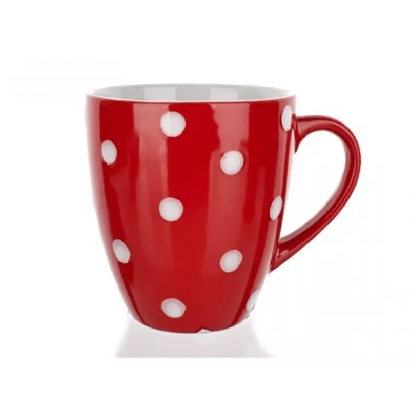 BANQUET Jumbotasse rot mit Tupfen 60K1512-C Echt