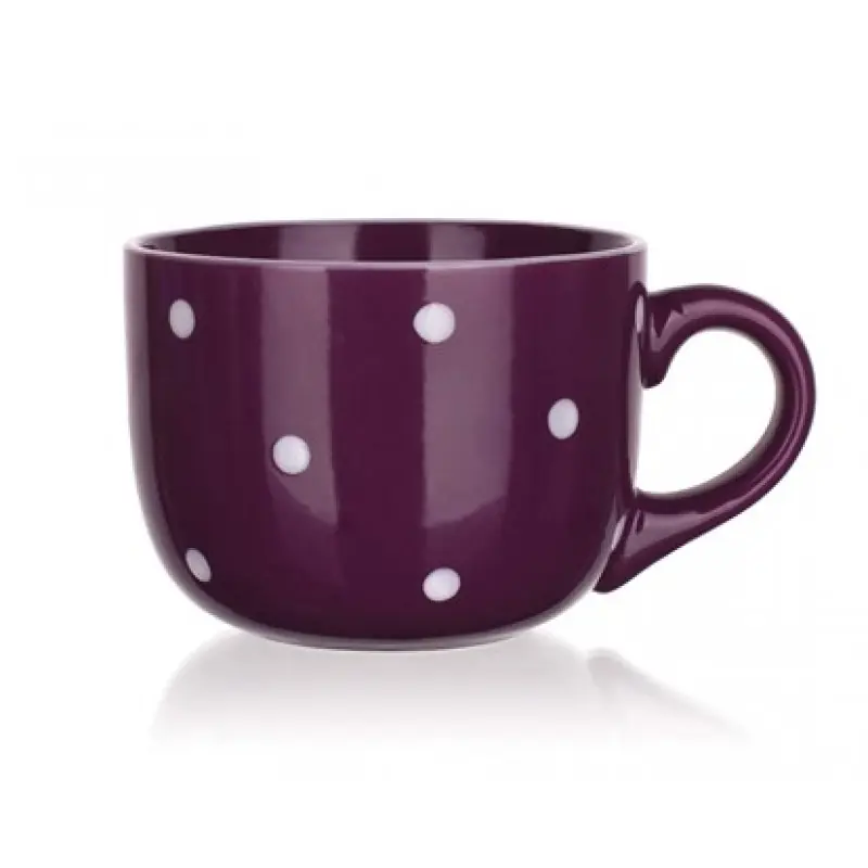 BANQUET Jumbobecher lila Punkte 60HH1267902P Sonderangebot