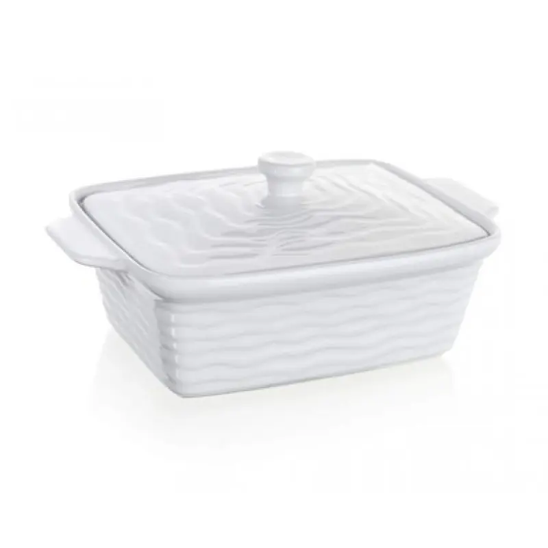 BANQUET Auflaufform mit Deckel 28x18cm, eckig, Culinaria Weiß 60ZF09 Top-Preis