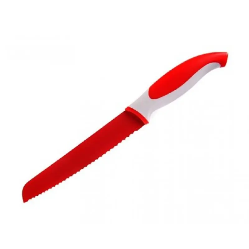 BANQUET Edelstahl-Brotmesser Symbio, rot 25LI008151R Sonderangebot