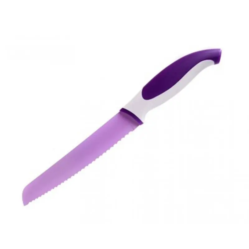 BANQUET Edelstahl-Brotmesser Symbio, violett 25LI008151V Rabatt