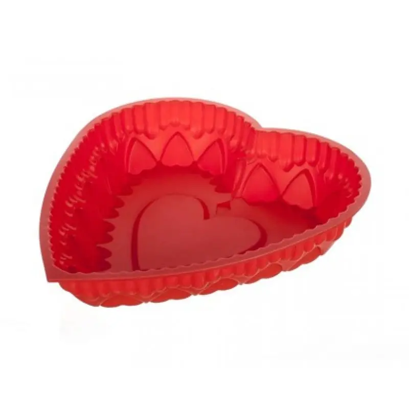 BANQUET Silikon Backform „Herz“ 28,9x28x6,4cm Culinaria red 3120100R Garantierte Lieferung