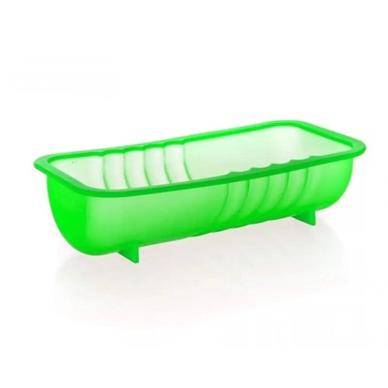 Highlight BANQUET Silikon Backform „Rehrücken“ 26x13x6,5 cm Culinaria green 3120065G