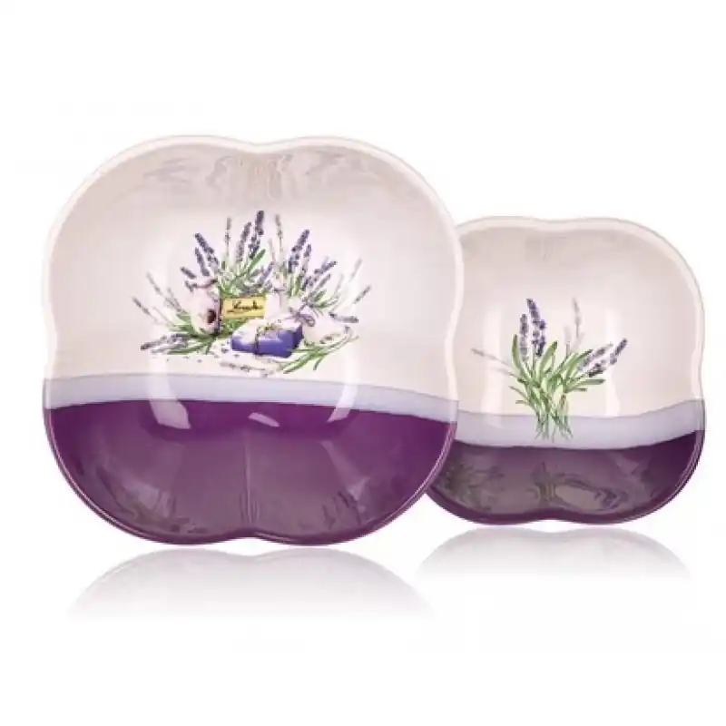 Top-Angebot BANQUET 2 Schalen LAVENDER 60SM04L