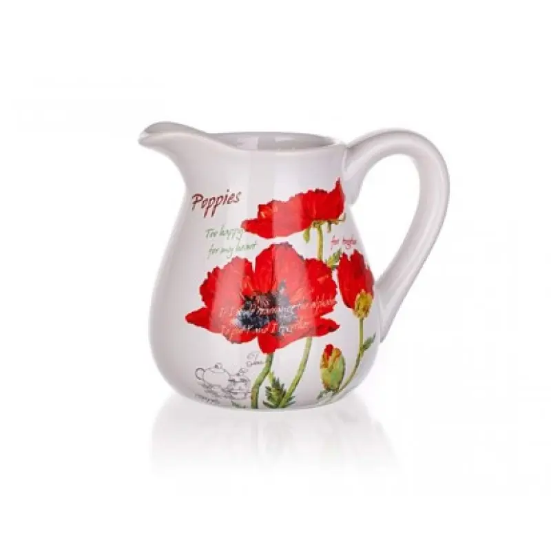 BANQUET Krug Red Poppy 880 ml 60ZF1085RP Versand Am Gleichen Tag