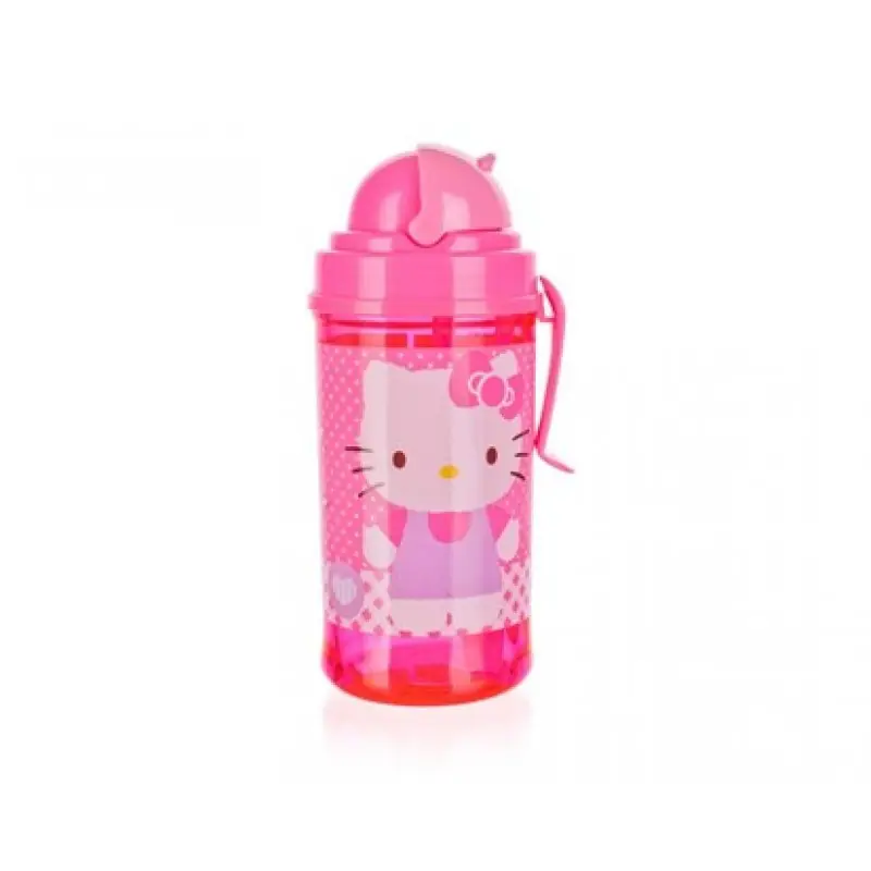 Top-Preis BANQUET Trinkflasche 350 ml + Strohhalm, Hallo Kitty 222HK37322