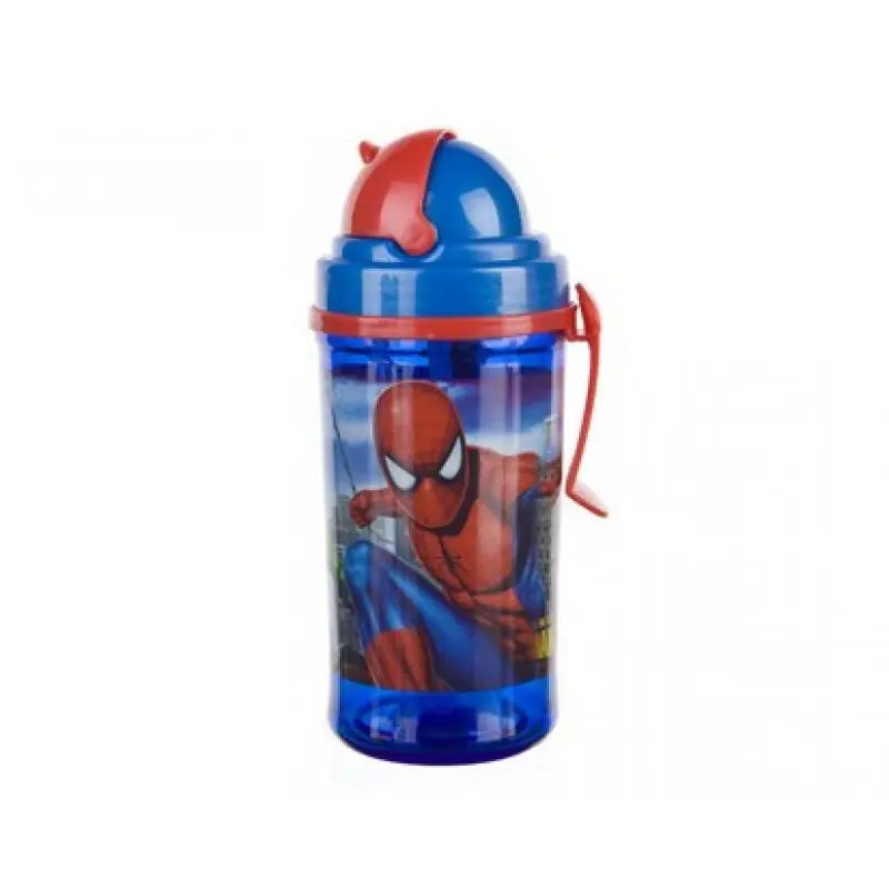 BANQUET Flasche mit einem Strohhalm, 350 ml Spiderman 1222SP38822 Schnäppchen