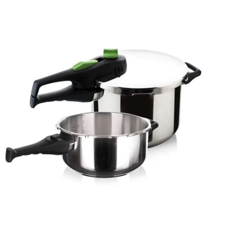 BANQUET Edelstahl Schnellkochtöpfe 3,5 + 6 L LARGO 23ASG22635LL Bestseller