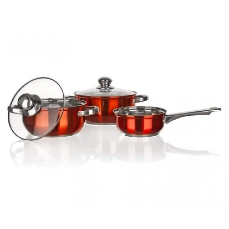BANQUET 5-teiliges Edelstahl- Geschirr Maestro Orange 48HF09OC05 Wochenendangebot