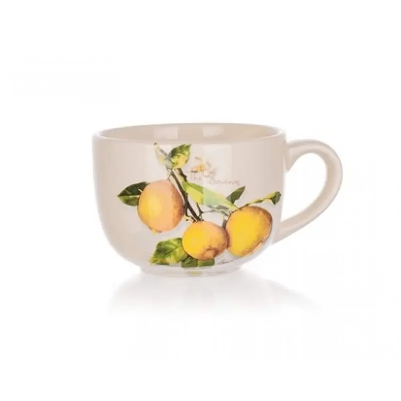 BANQUET Keramikbecher 300 ml Lemon 60ZF1125LM Sonderangebot