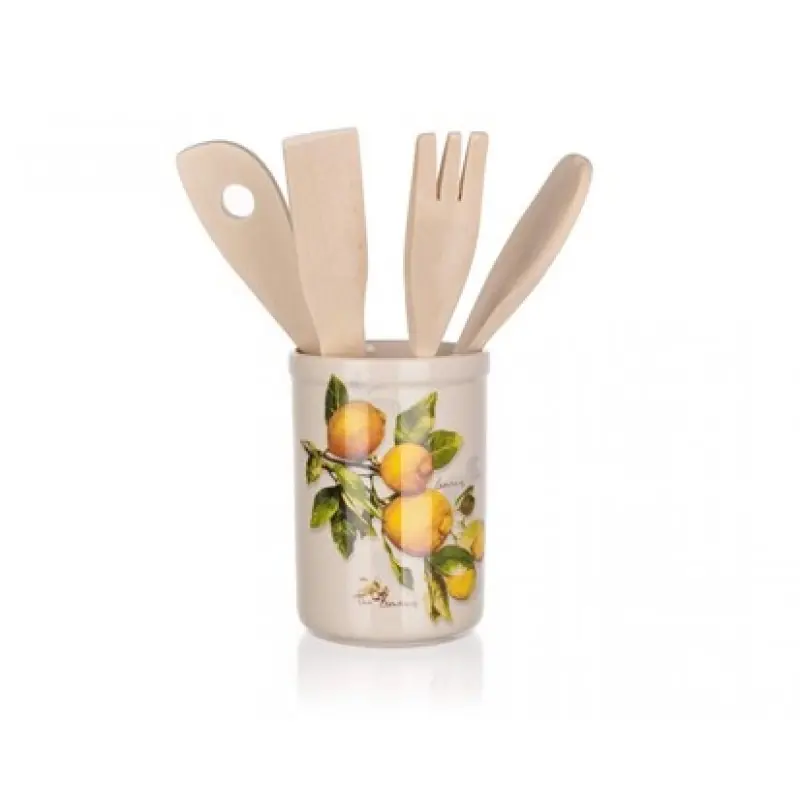 Preiswert BANQUET 5 Teiliges Utensilienset Lemon OK 60ZF1073LM
