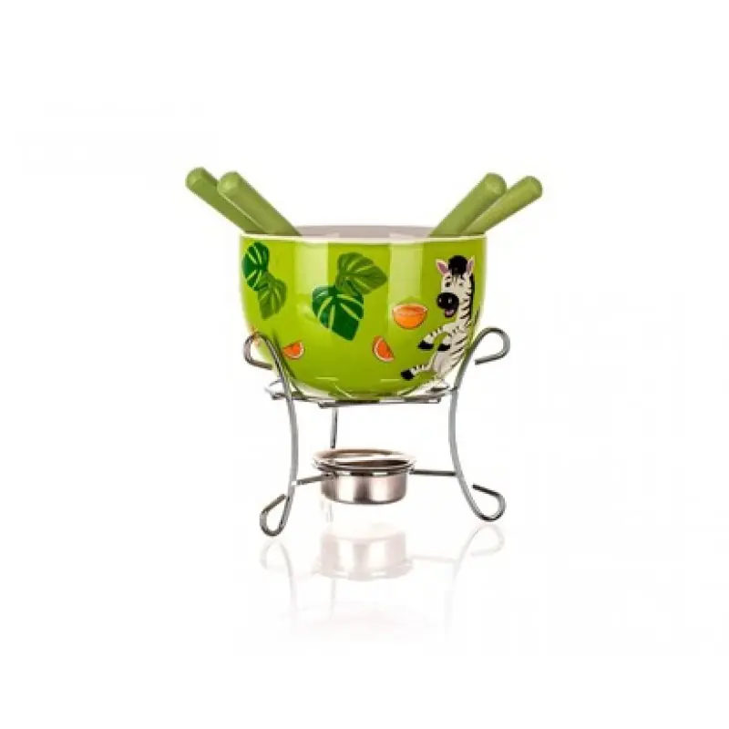 BANQUET Fondue Set Funny Zebra 17AA1204 Abverkauf