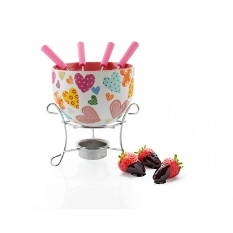 Abverkauf BANQUET Fondue Set Choco Hearts 17AA1202-A