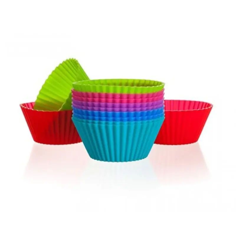 12 x Silikonformen Muffin 3,75cm x 2,7cm Culinaria red 3122012MIX Sofort Bestellen