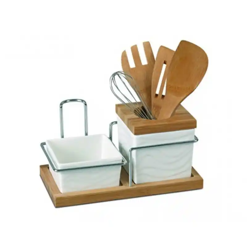 Sale BANQUET 8 teiliges Set von Küchenutensilien Collezione Bianca 60CZ910781W