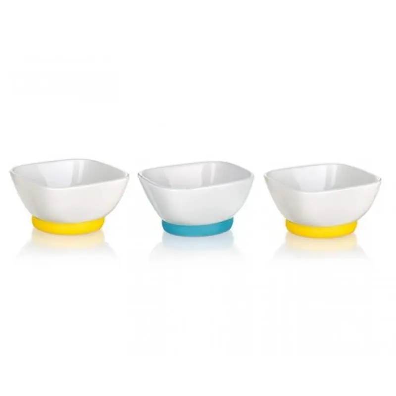 BANQUET 3-teiliges Schallenset BLUE YELLOW COLOR PLUS 60338009 Schneller Versand