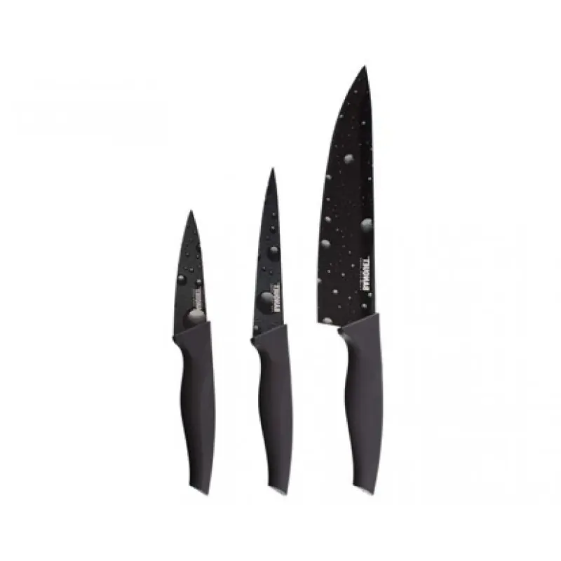 BANQUET 3-teiliges Messer-Set Nero Frizzante 25LI008203 Direktkauf