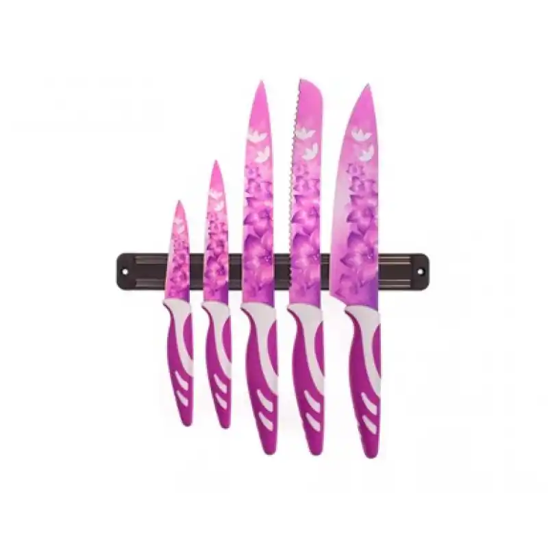 Must-Have BANQUET 5-teiliges Messer-Set Prisma Viola 25LI008516