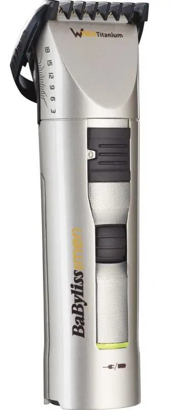 BaByliss E780E Haar-/ Bartschneider W-tech Titanium Nur Heute