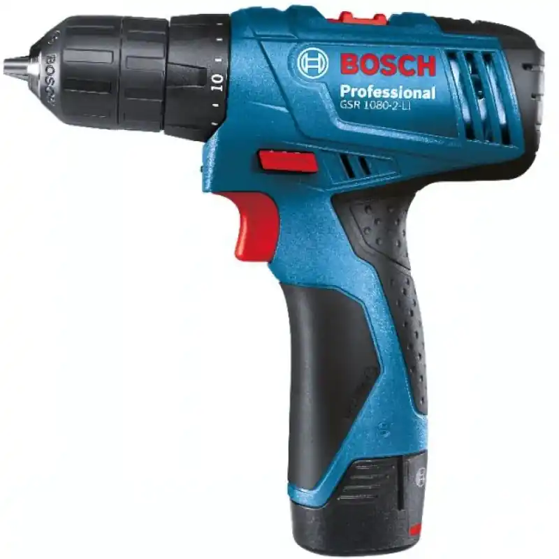 Preiswert BOSCH GSR 1080-2-LI Professional Bohrschrauber 2x1,5Ah 0.601.9E2.000