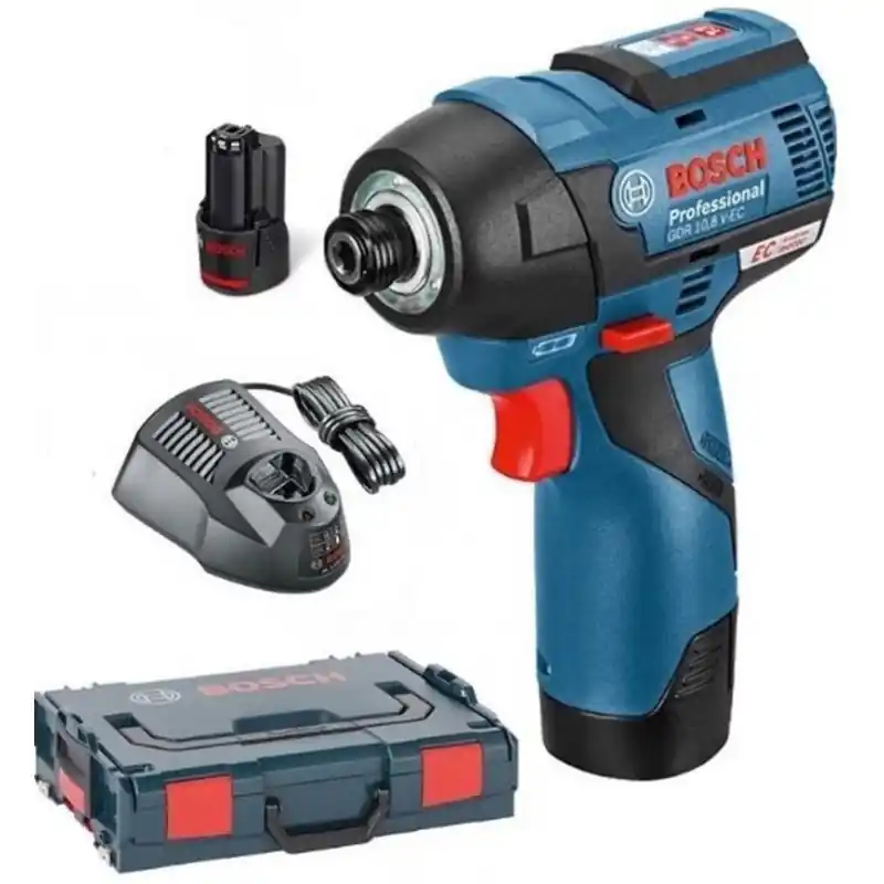 BOSCH GDR 12 V-110 Drehschlagschrauber 2x2,5 Ah, L-BOXX 06019E0000 Schnäppchen