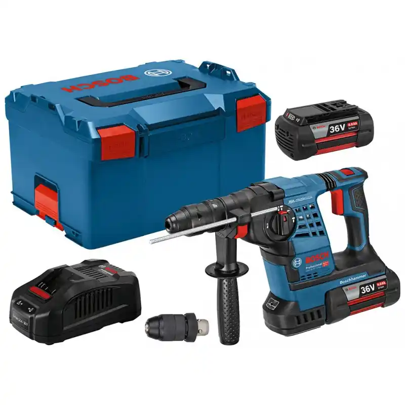 BOSCH GBH 36 VF-LI Plus Akku-Bohrhämmer, 2 x 4,0 Ah, 0611907003 Zertifiziert