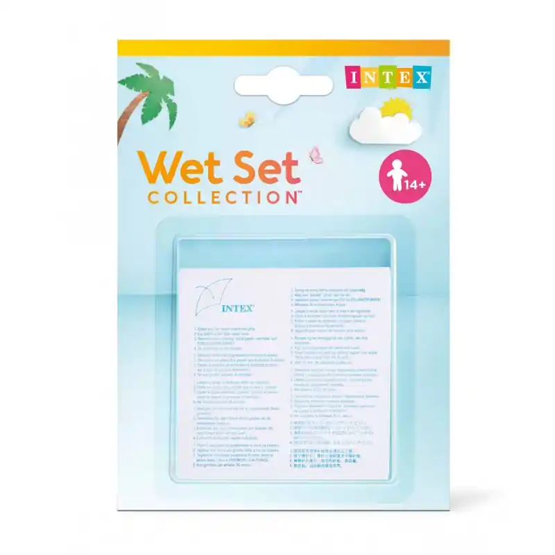 INTEX 6 Reparaturflicken selbstklebend für PVC Pool Boot Luftbett Luftmatratze, 59631NP Günstig
