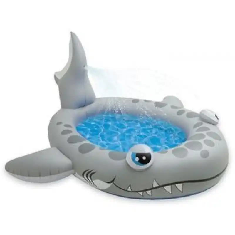 Top-Preis INTEX Sandy Shark Spray Pool, 157433NP