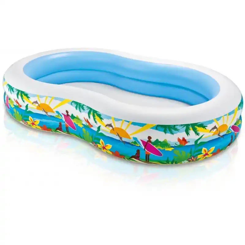 INTEX Swim Center Seashore Pool Schwimmbecken 262 x 160 x 46 cm 56490NP Sofort Bestellen
