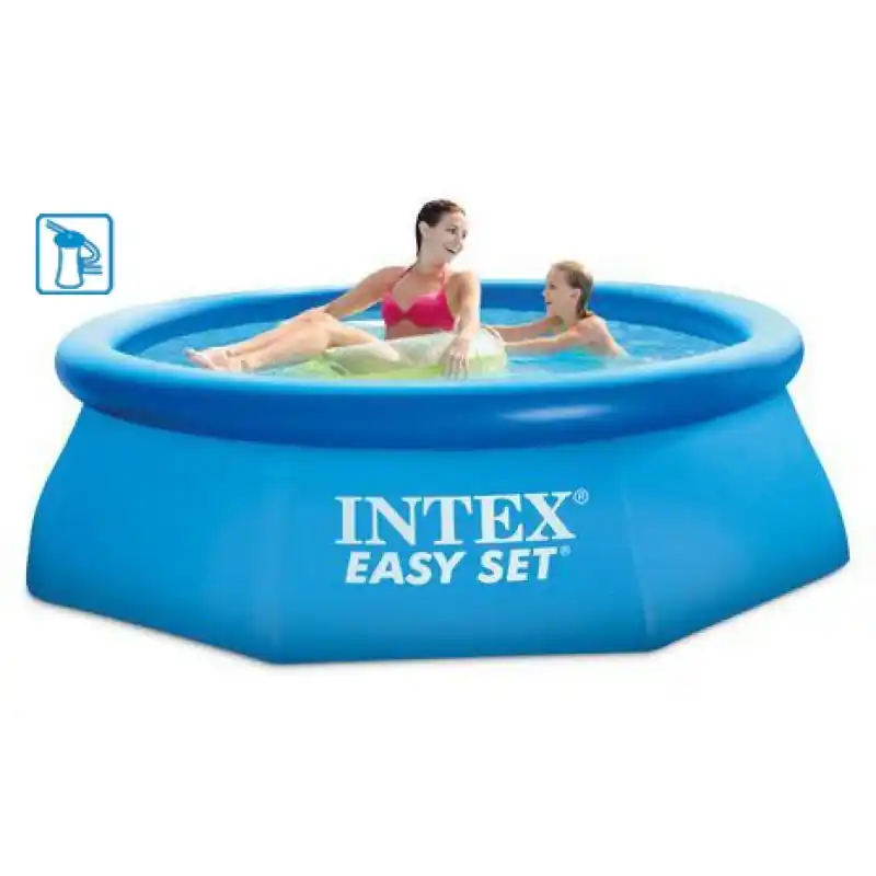INTEX Easy Set Pool Schwimmbecken 244 x 76 cm mit kartuschenfilteranlage 28112GN Neu