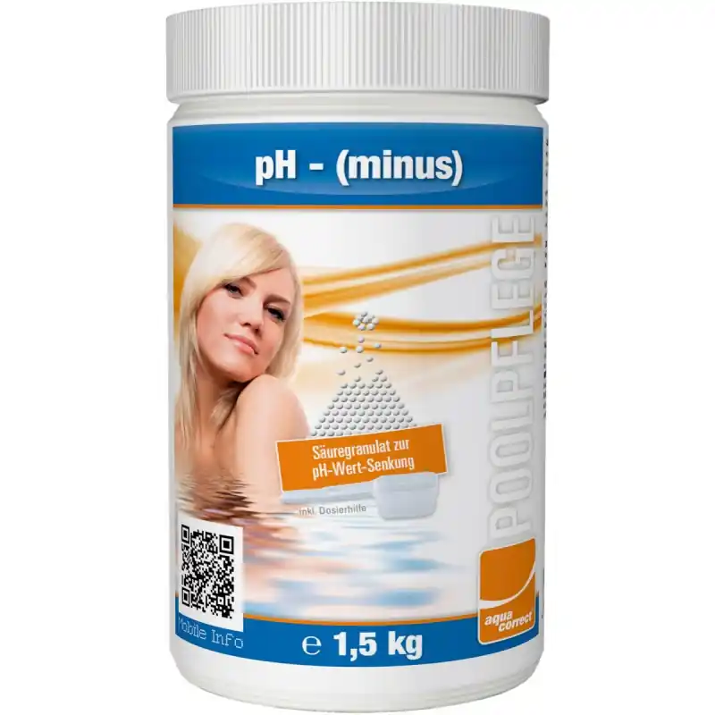 STEINBACH pH-Minus Granulat 1,5 kg Aqua Aquacorrect 070160 Kracherpreis