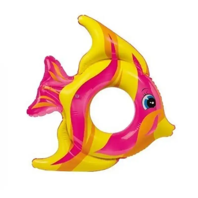 Geprüft INTEX Tropical Fish Ring Schwimmring gelb/pink 159219