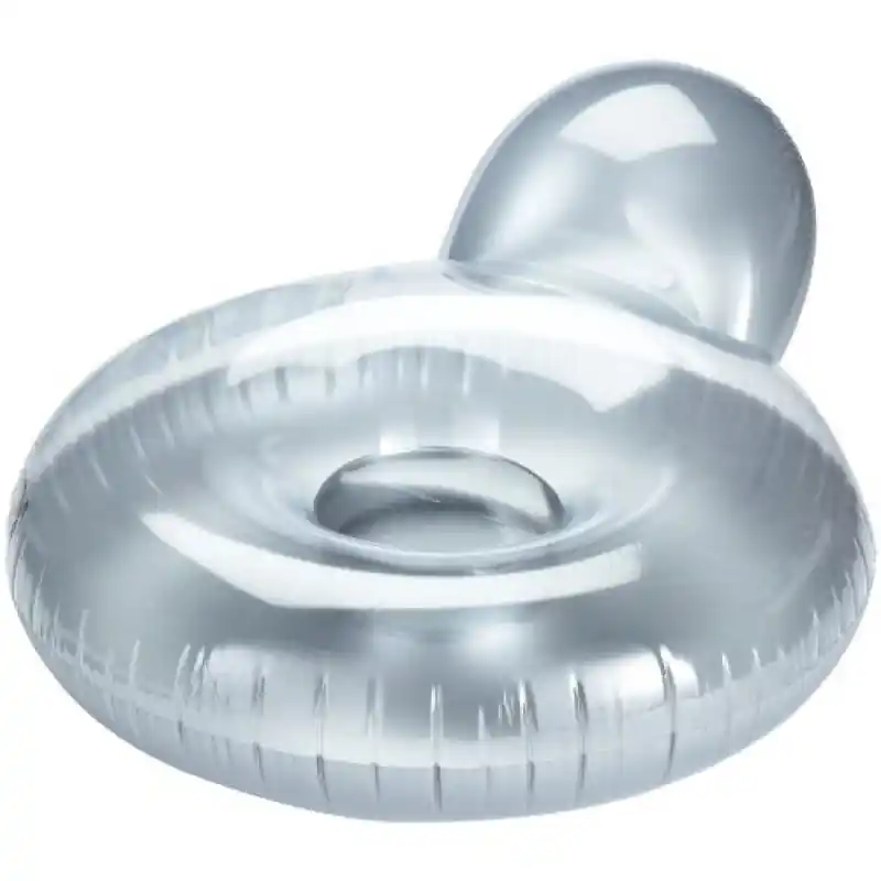 Neuheit INTEX Lounge Pillow-Back silber 158889EU