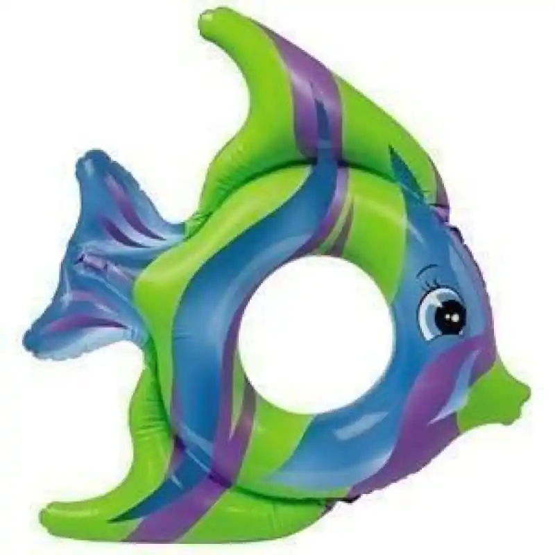 INTEX Tropical Fish Ring Schwimmring grün/blau 159219 Preisreduziert
