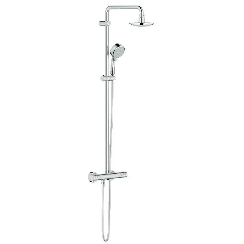 GROHE NewTempesta Cosmopolitan Duschsystem 27922000 chrom, mit Aufputz Thermostatbatterie Abverkauf
