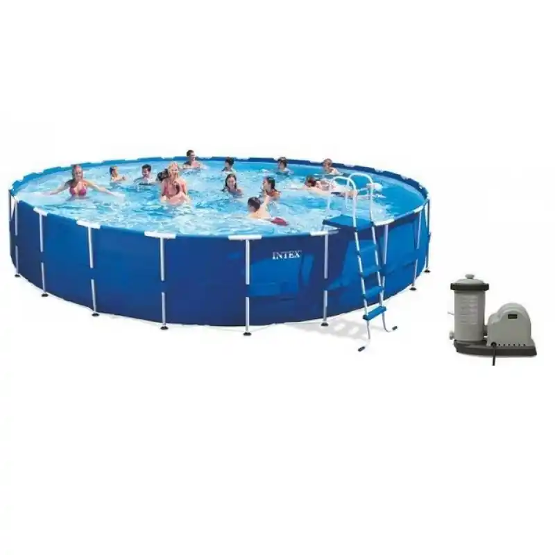 INTEX Frame Pool Set Rondo O 549 x 122 cm mit Filteranlage und Leiter 28252NP Aktuell