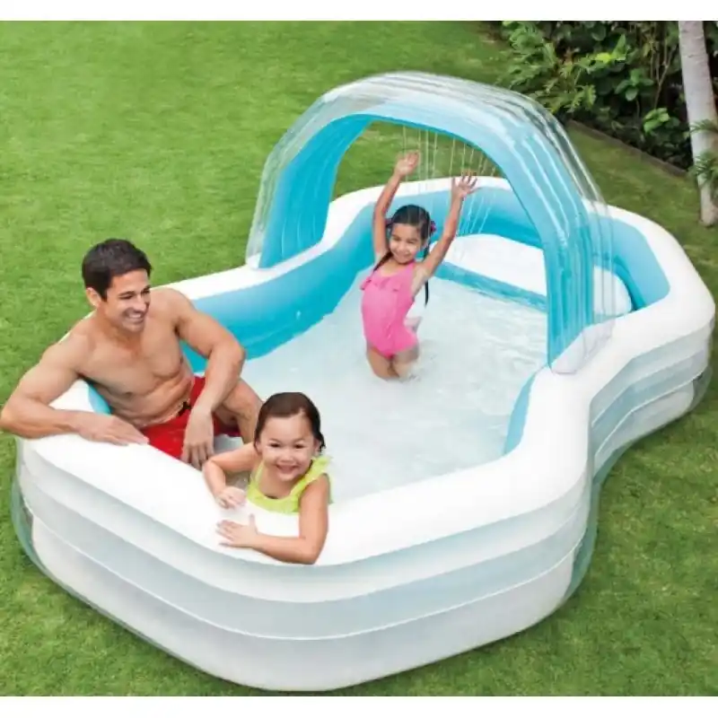 INTEX Family Cabana Pool Schwimmbecken 310 x 188 x 130 cm 57198NP Preiswert