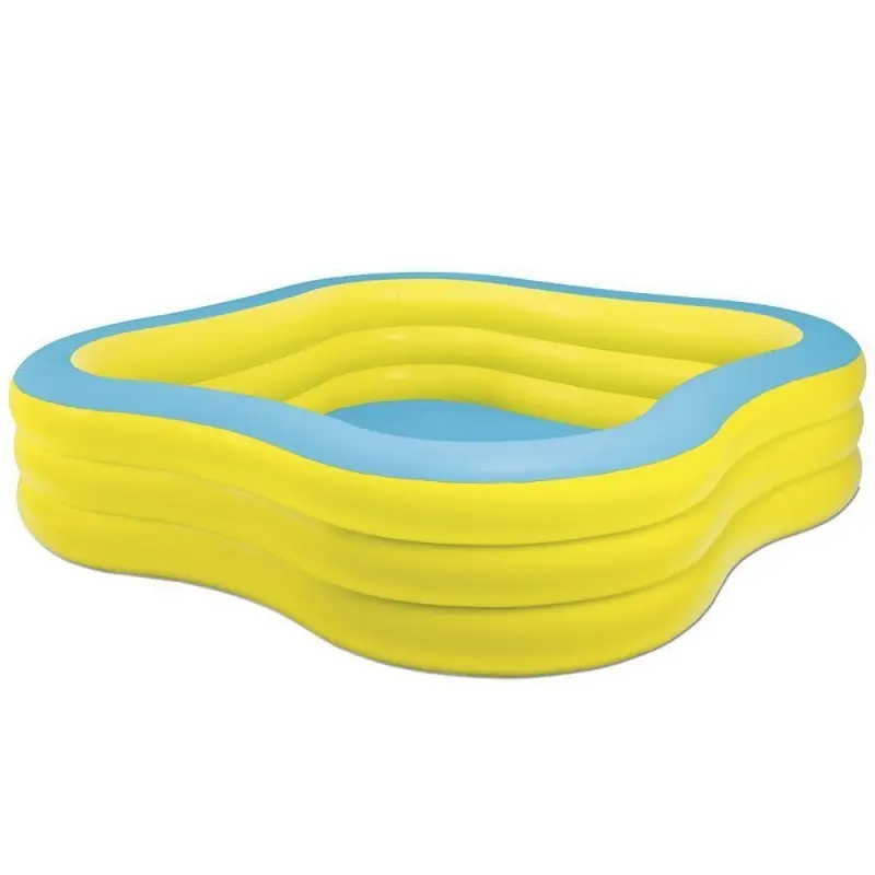 Schneller Versand INTEX Beach Wave Swim Center Pool Schwimmbecken 229 x 229 x 56 cm 57495NP/SM
