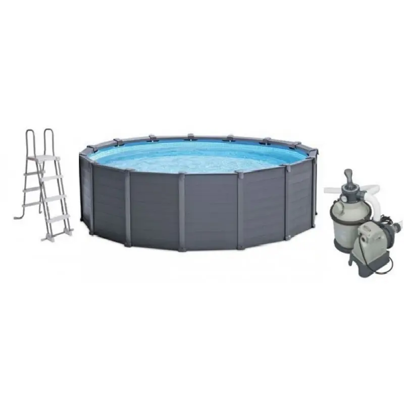 Neuheit INTEX Graphite Pool Set O 478 x 124 cm, 28382NP