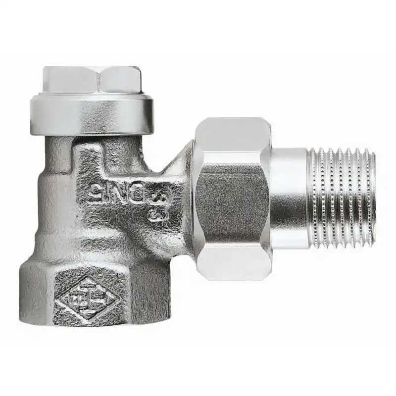Schneller Versand HEIMEIER Regulux DN 15 (1/2")Rücklaufverschraubung Eckform, vernickelt 0351-02.000