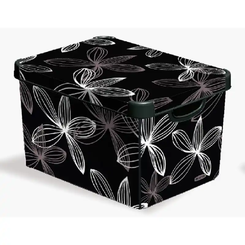 Beliebt CURVER Aufbewahrungsbox S BLACK LILY, 13,5 x 29,5 x 19,5 cm, 04710-D66